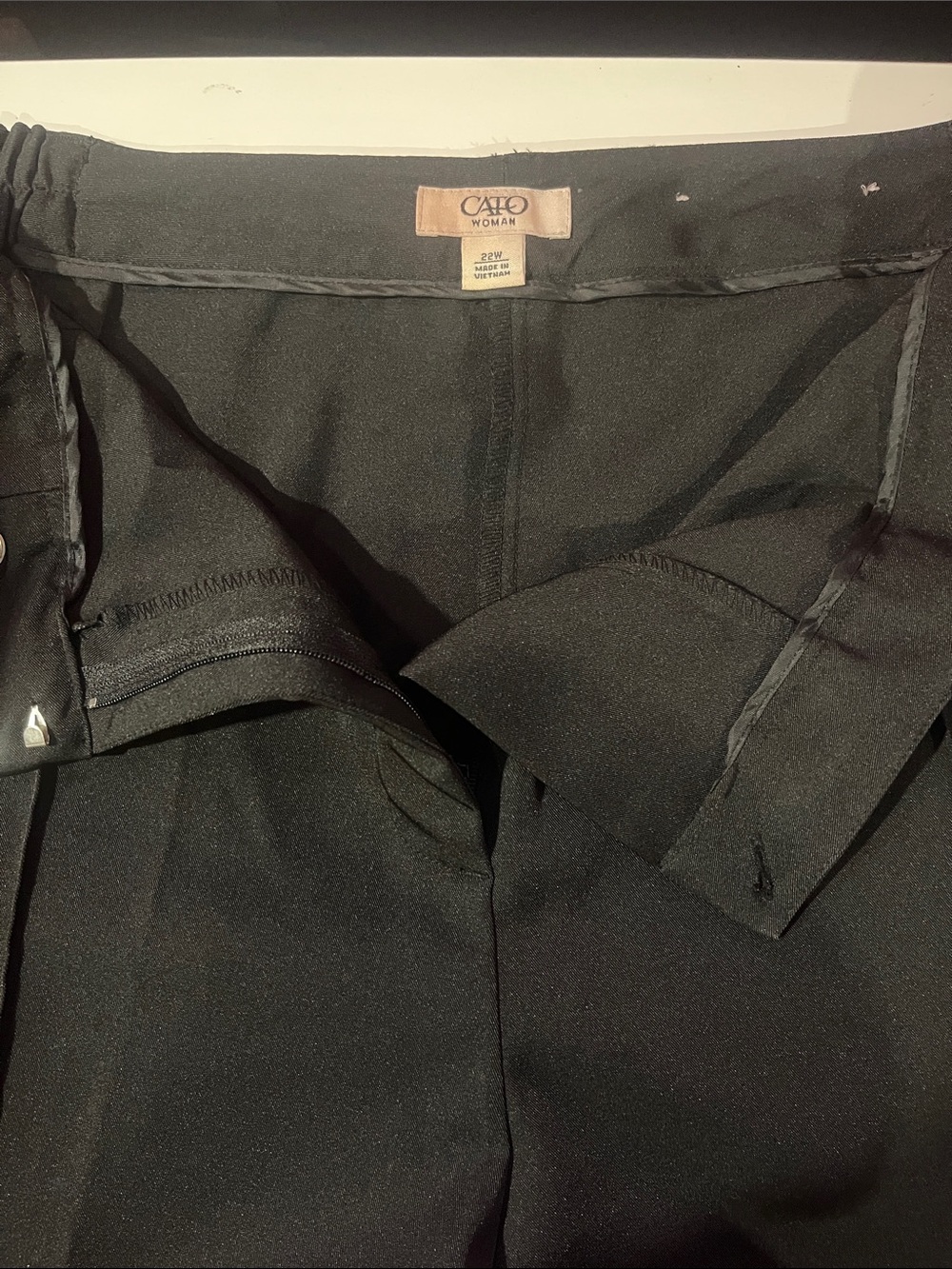 Cato Wide Leg Pants - Black